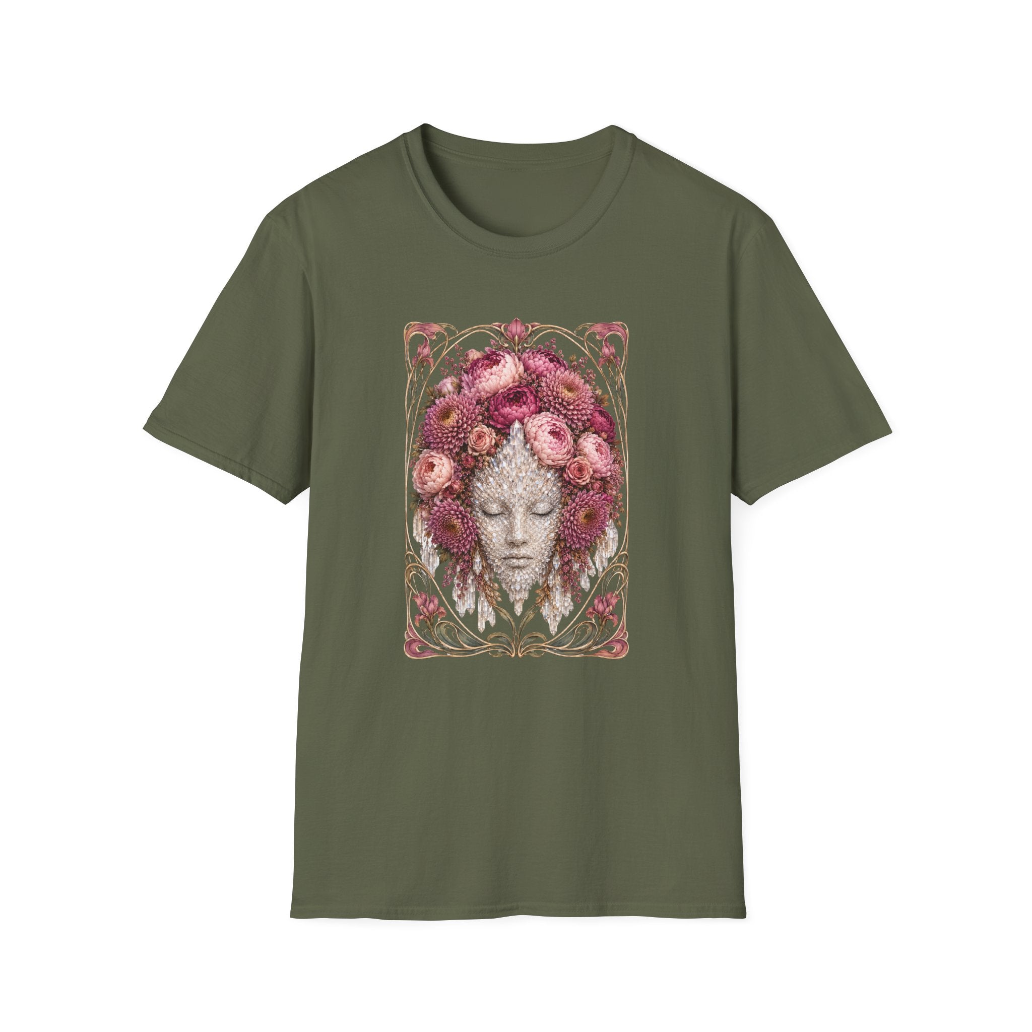 Floral Nouveau Crystal T-Shirt
