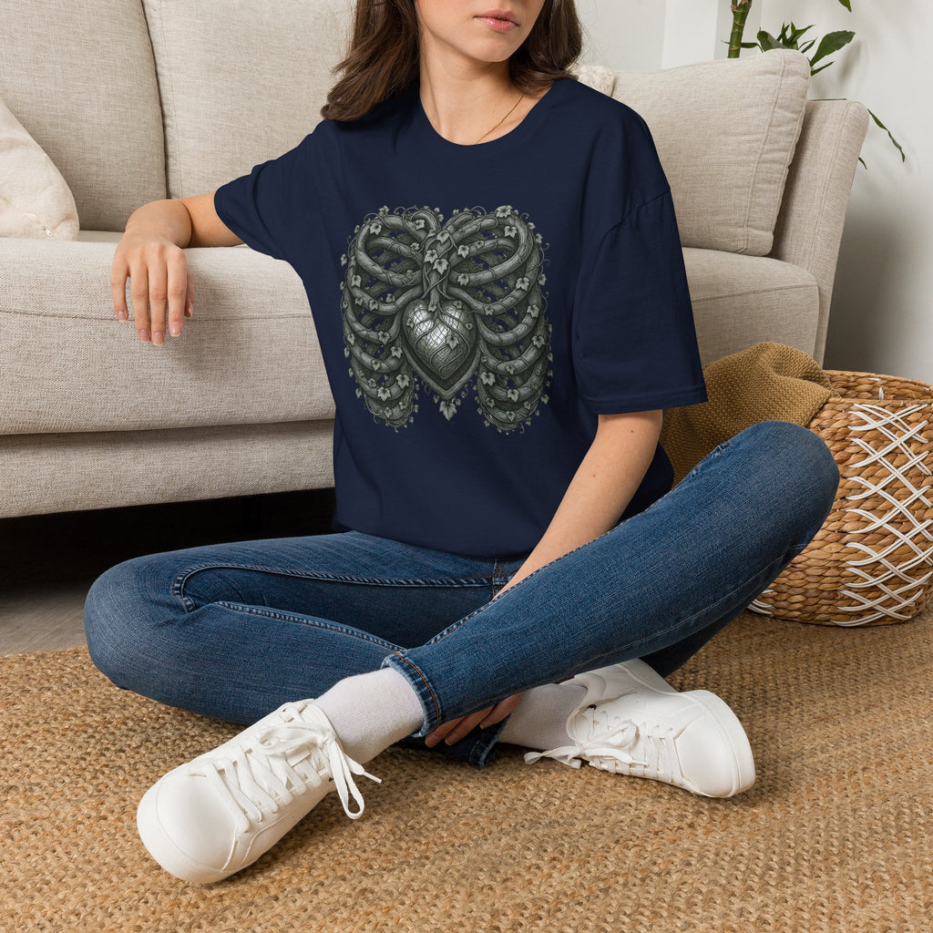 Etched Vine Ribcage T-Shirt