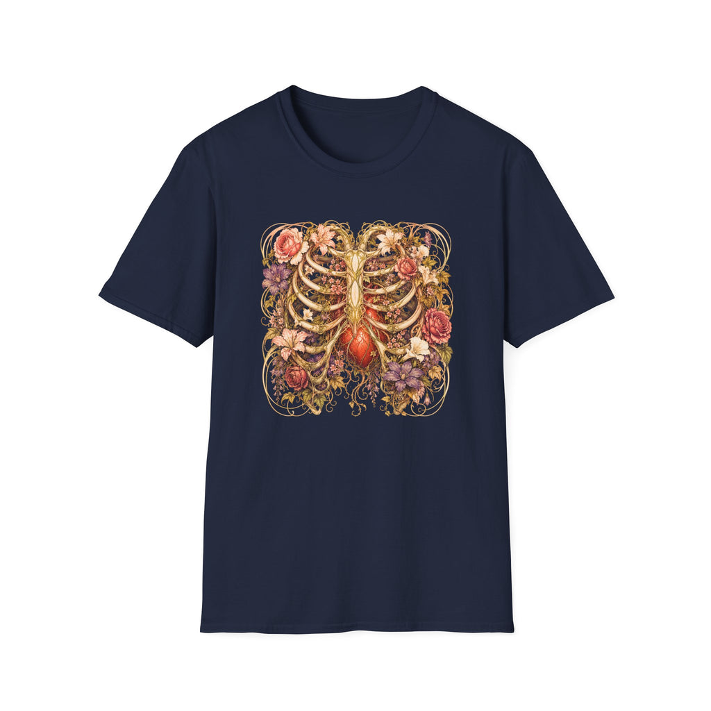 Nouveau Flower Ribcage T-Shirt