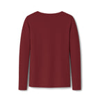 Joie de Vivre Floral V-Neck Tee — Women's Long Sleeve