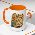 Outrageous Imagination Retro Accent Coffee Mug