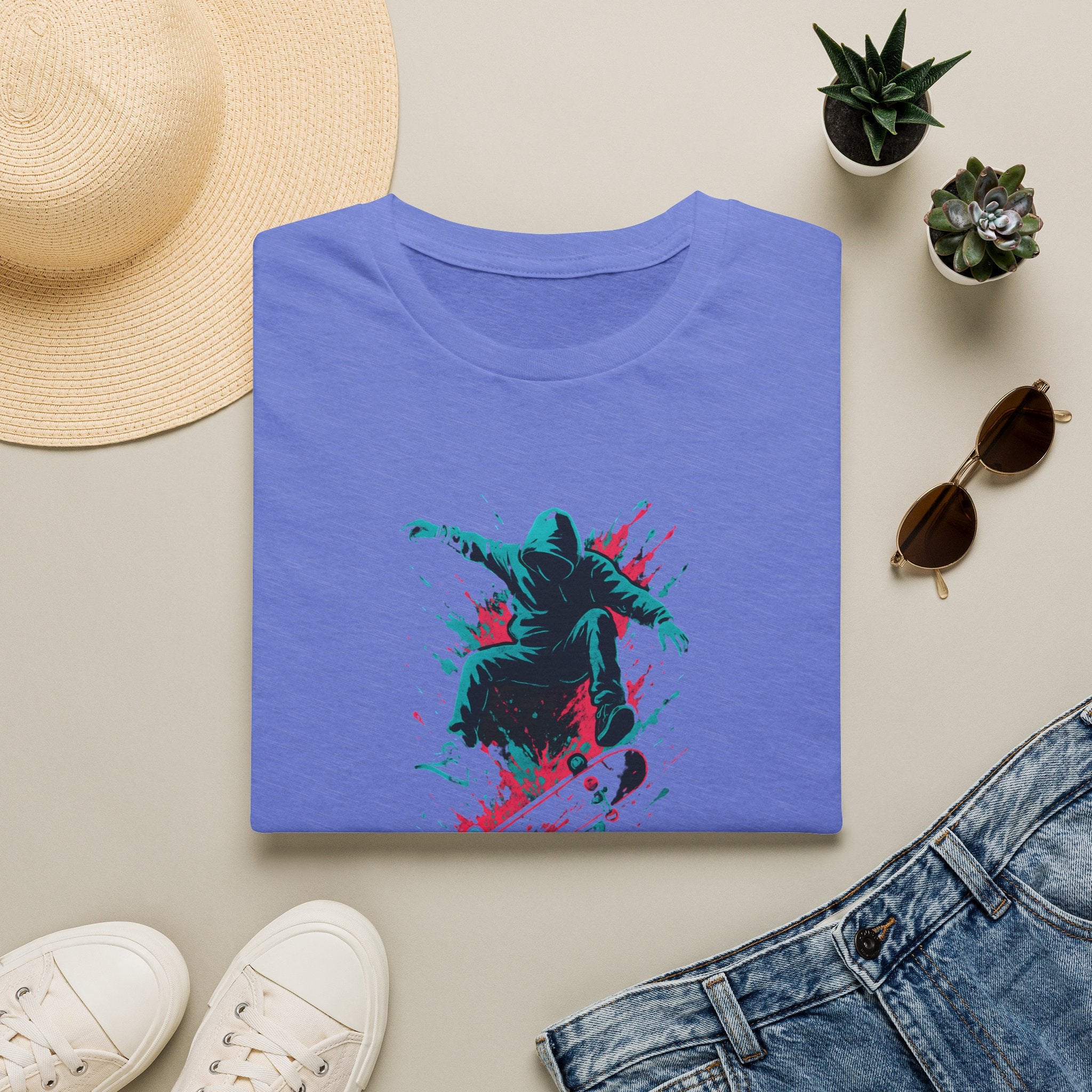 Hooded Skater Jump T-Shirt