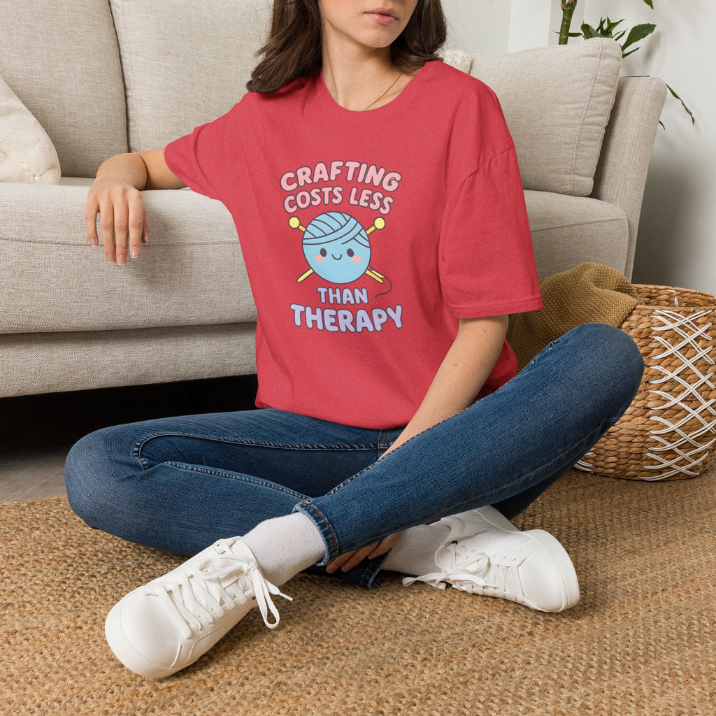 Crafting Cheaper Than Therapy T-Shirt