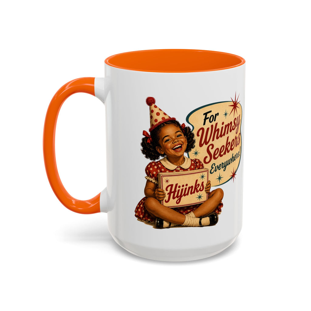 Retro 'For Whimsy Seekers Everywhere' Accent Coffee Mug