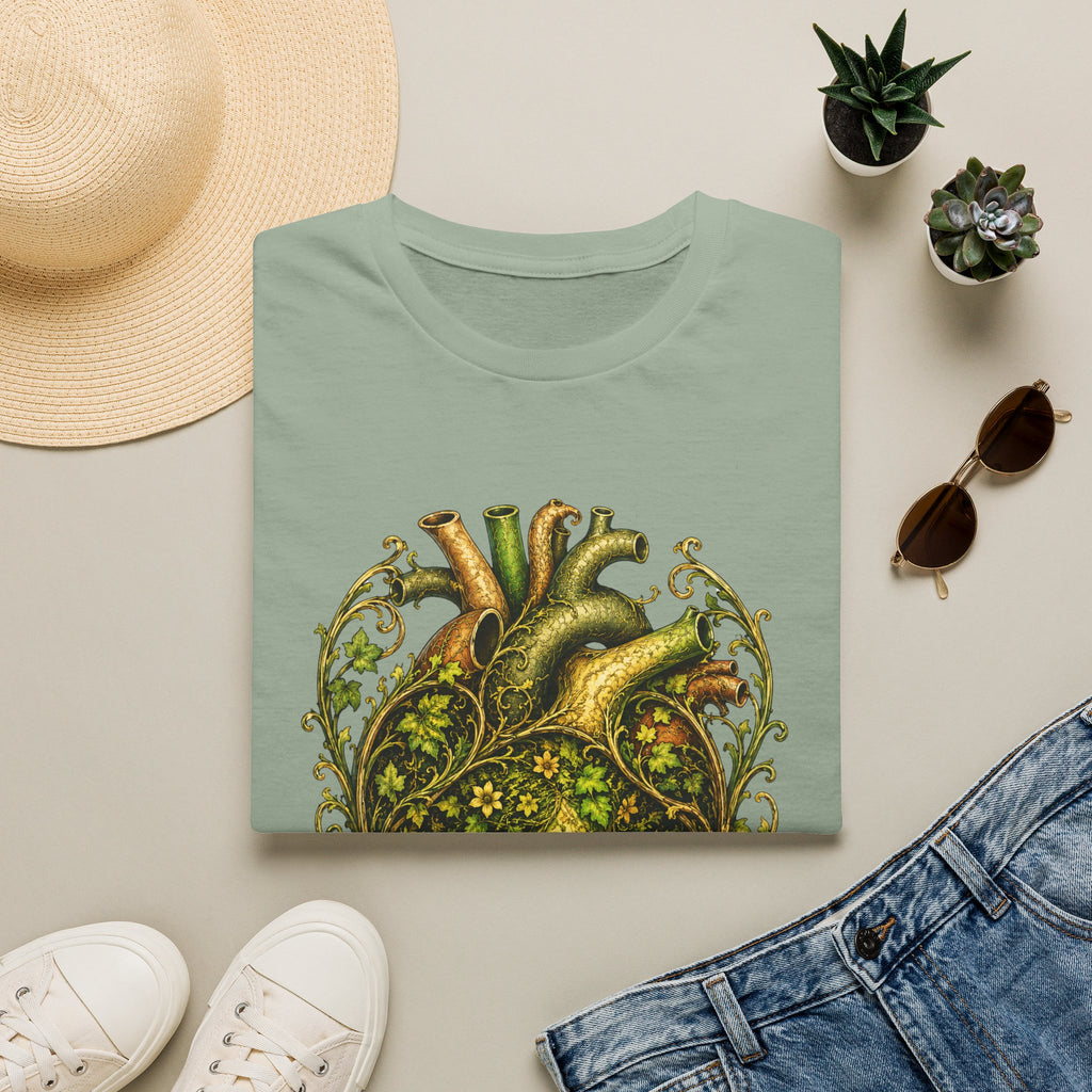 Green Woman Heart T-Shirt