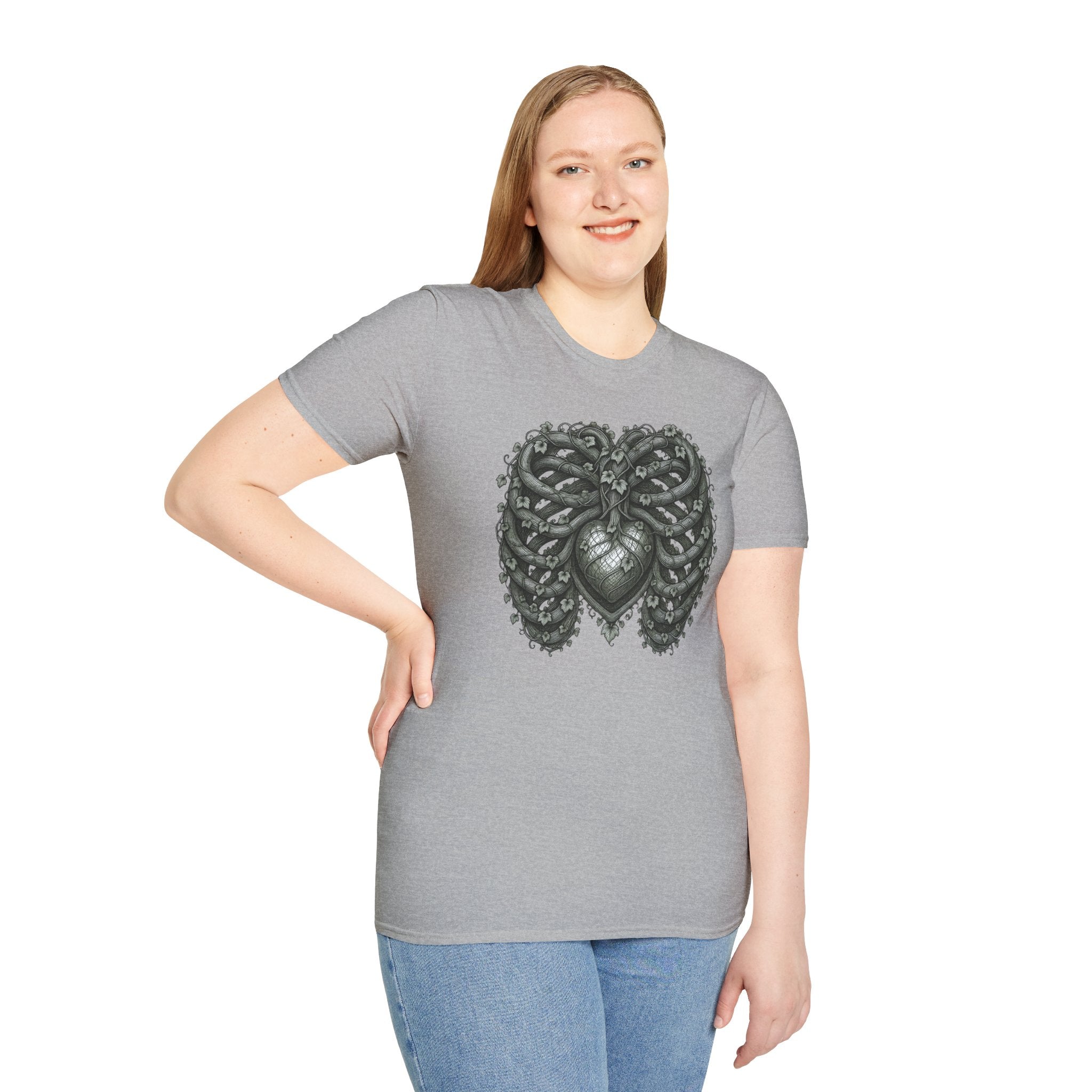 Etched Vine Ribcage T-Shirt