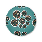 Anemones  Tufted Floor Pillow, Round