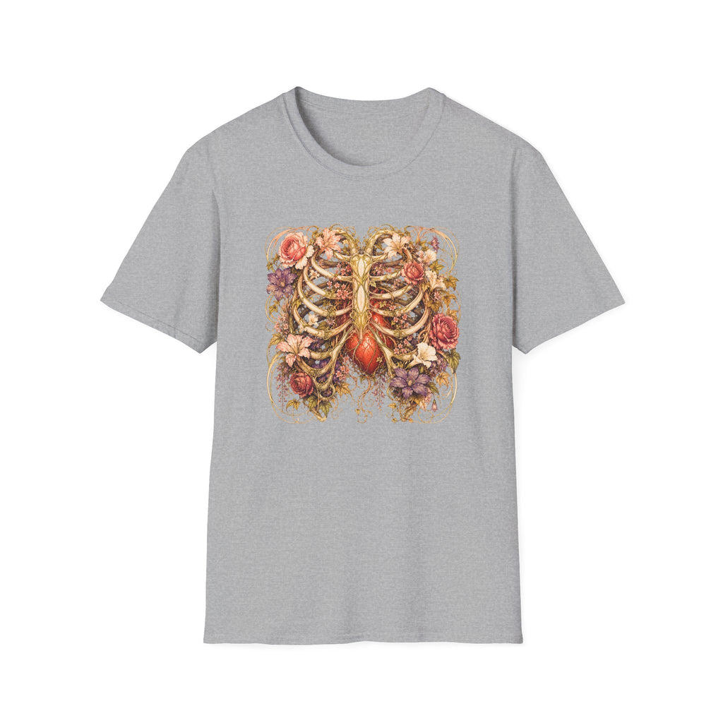 Nouveau Flower Ribcage T-Shirt