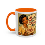 Vintage Coffee Mug – “A Day Keeps the Doctor Away!” Retro Diner Design (11/15oz)