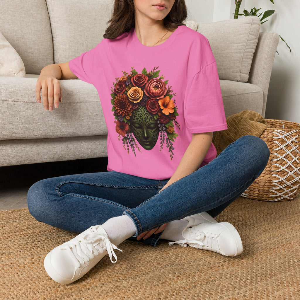 Black Mask Heart T-Shirt