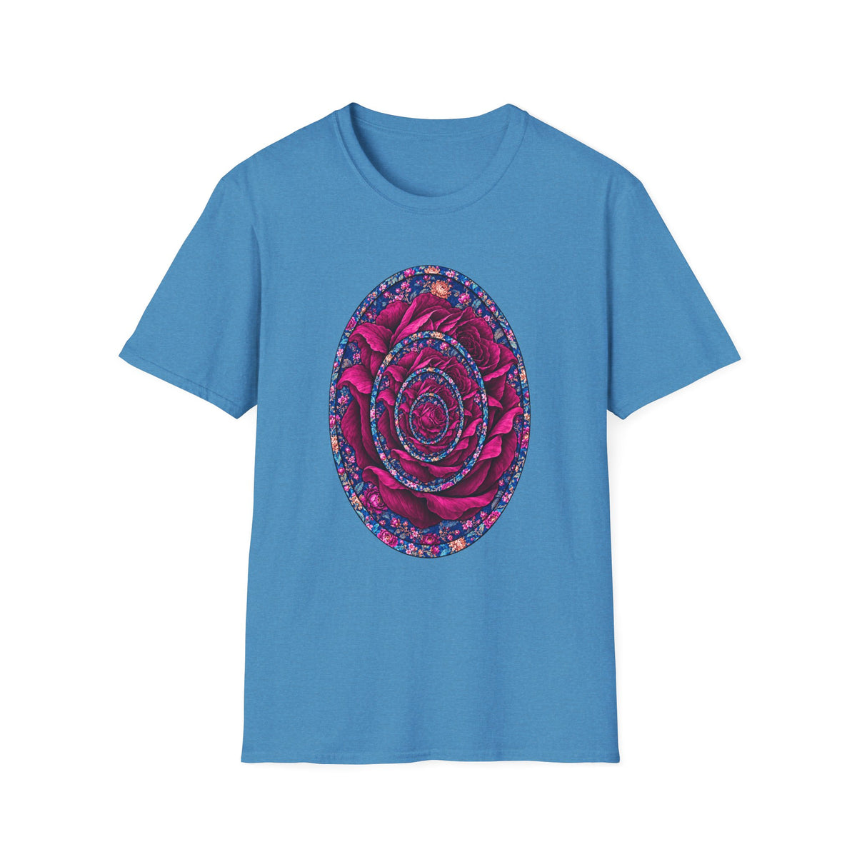 Psychedelic Rose Mandala T-Shirt