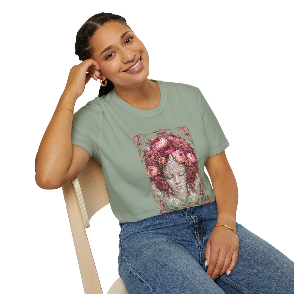 Floral Nouveau Crystal T-Shirt