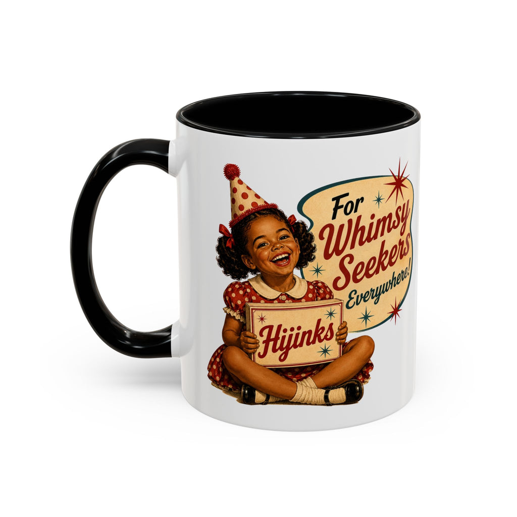 Retro 'For Whimsy Seekers Everywhere' Accent Coffee Mug