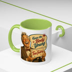 Tom Foolery Retro Accent Coffee Mug