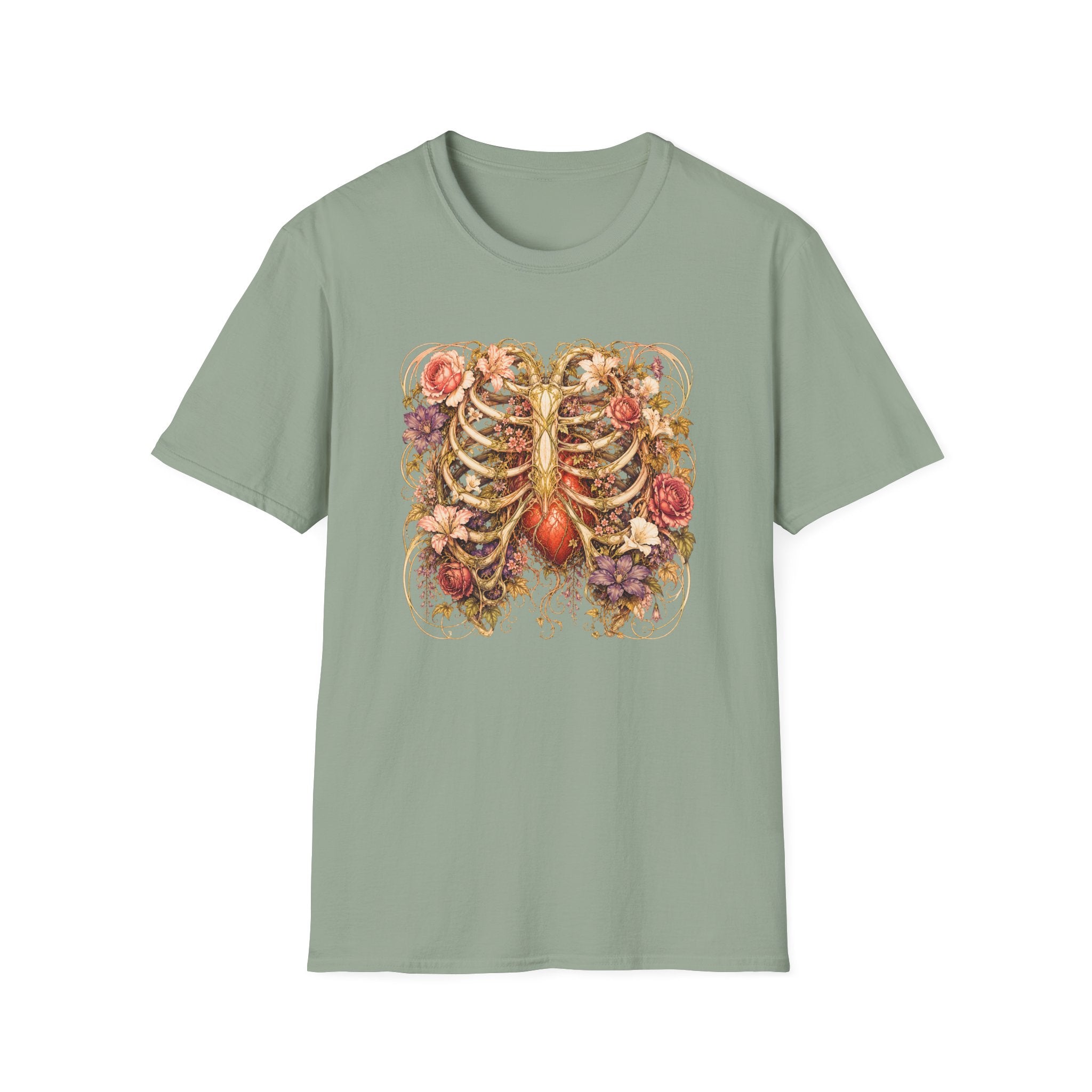 Nouveau Flower Ribcage T-Shirt