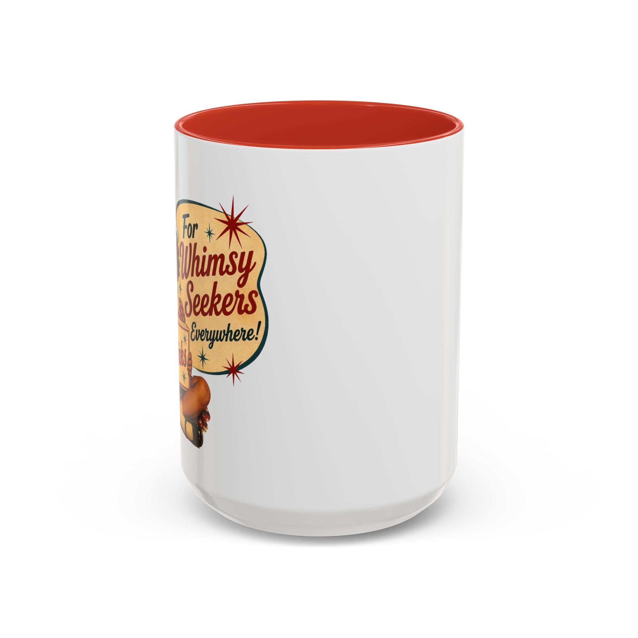 Retro 'For Whimsy Seekers Everywhere' Accent Coffee Mug