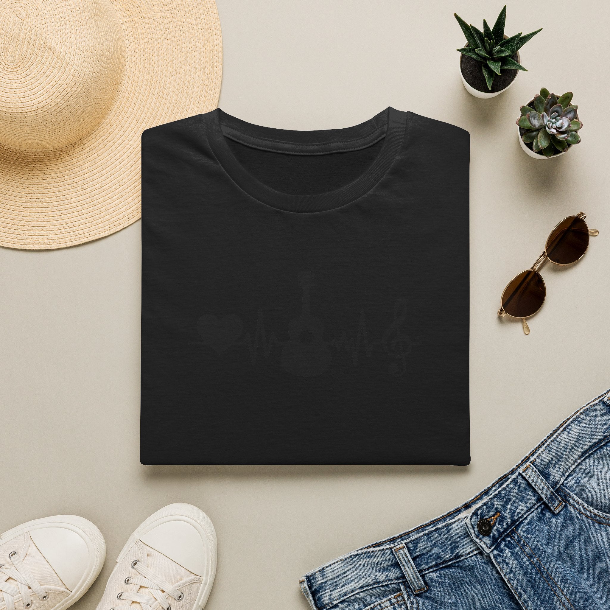 Heartbeat Guitar Music T-Shirt