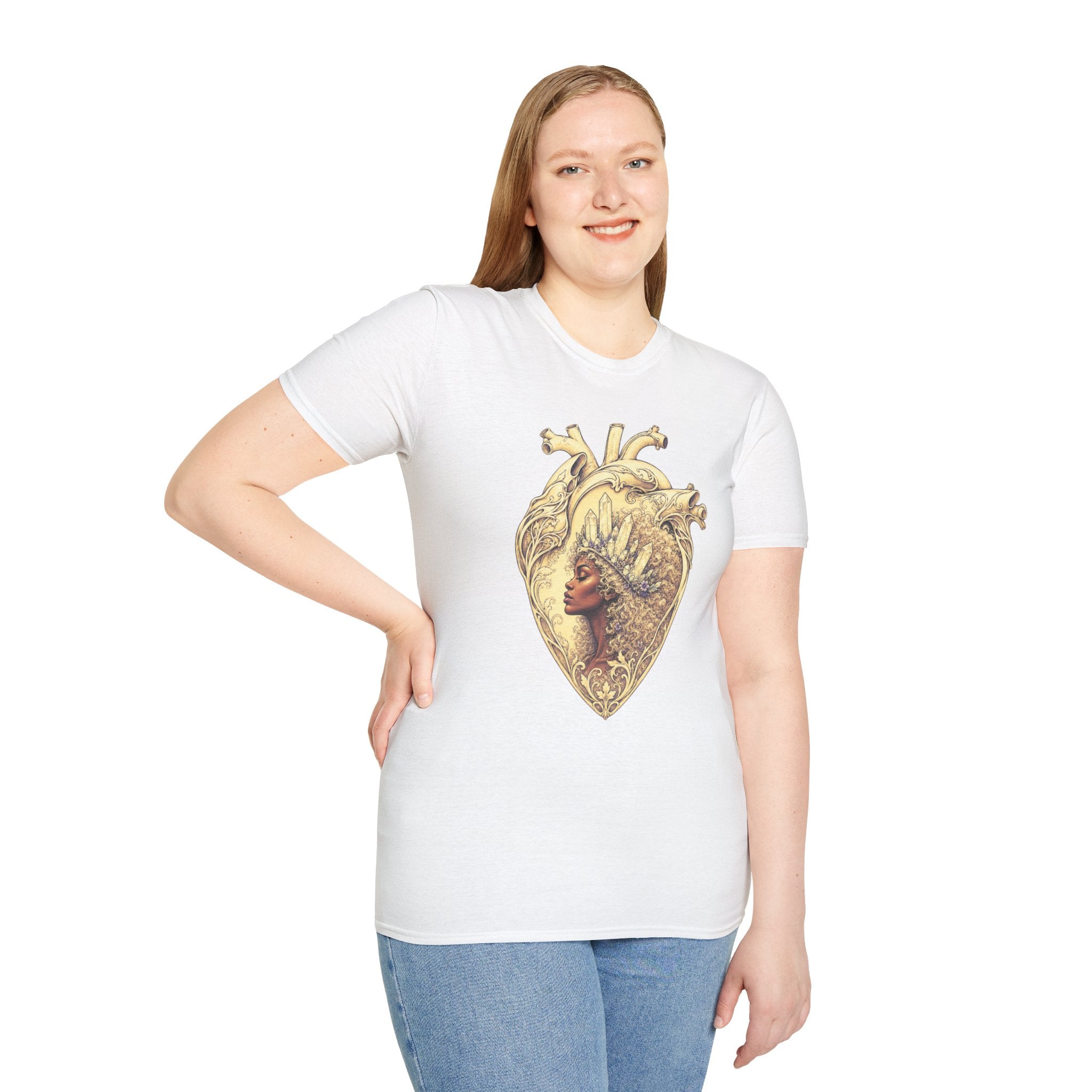 Crystal Crown Heart T-Shirt