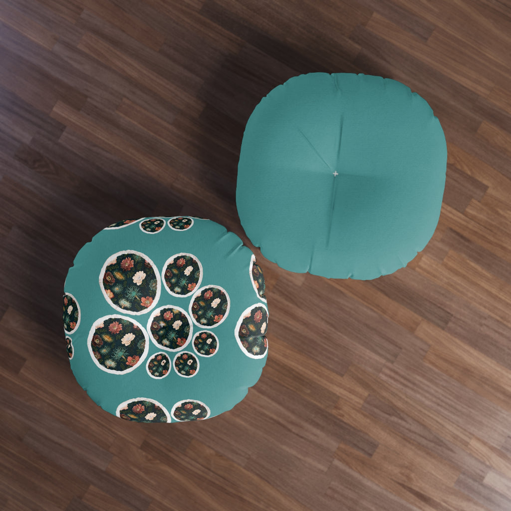 Anemones  Tufted Floor Pillow, Round