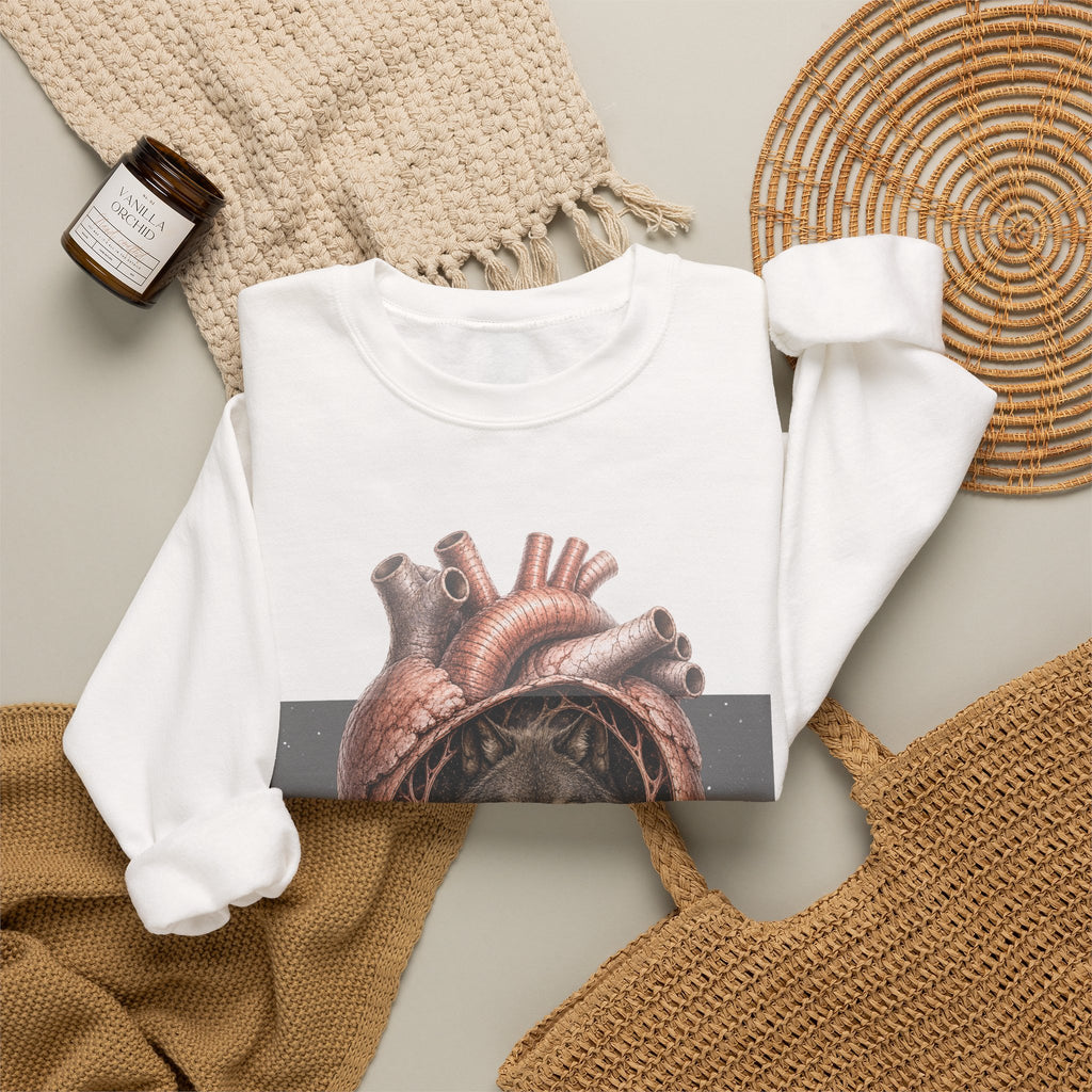 Wolf Heart Crewneck Sweatshirt