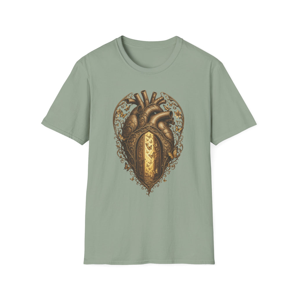 Butterfly Door Heart T-Shirt