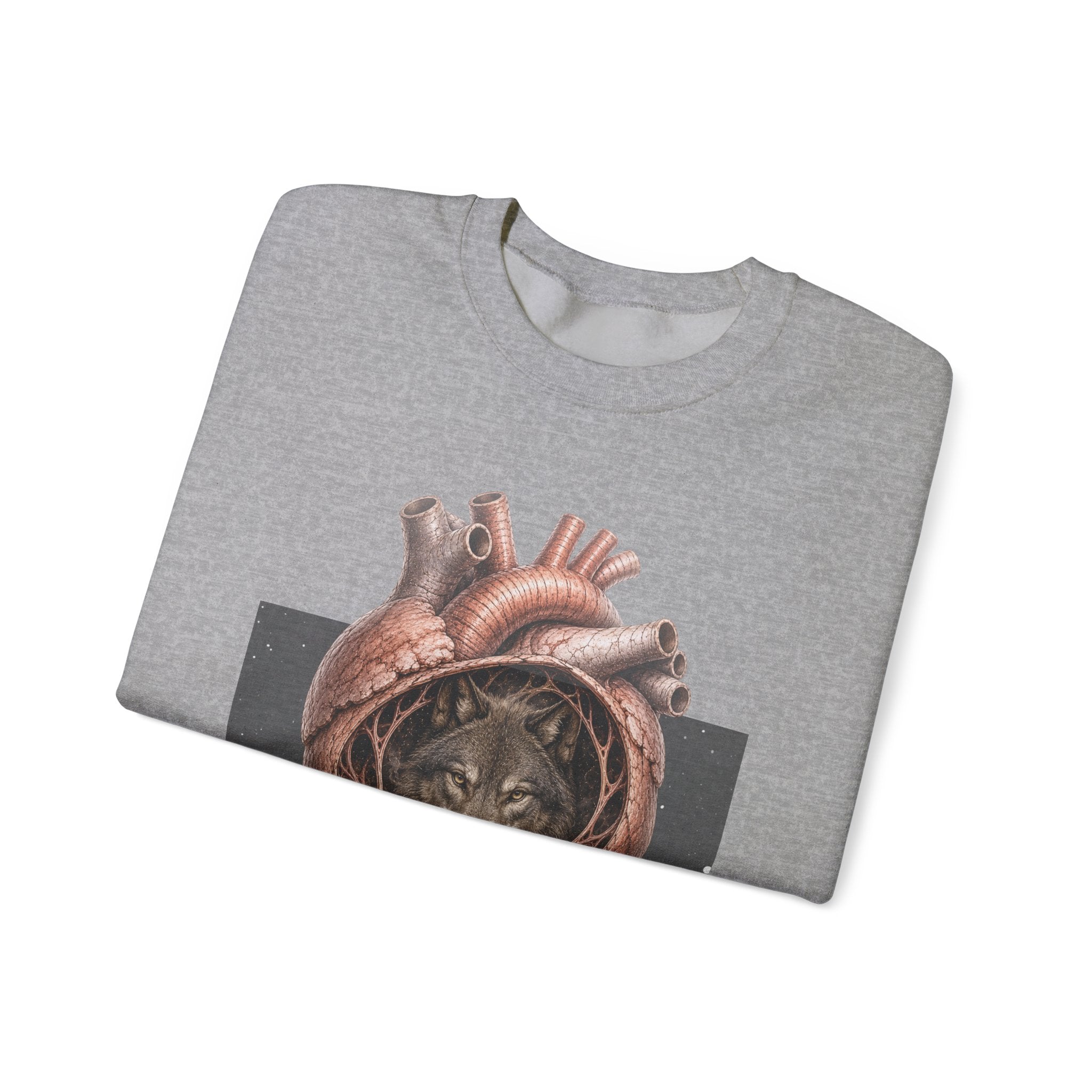 Wolf Heart Crewneck Sweatshirt