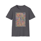 Joie de Vivre  Colorful Floral Graphic Tee