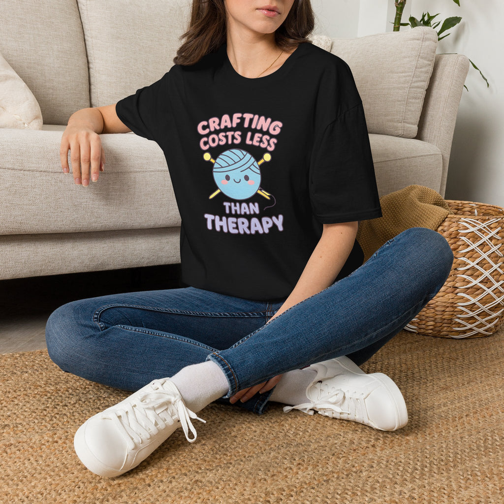 Crafting Cheaper Than Therapy T-Shirt