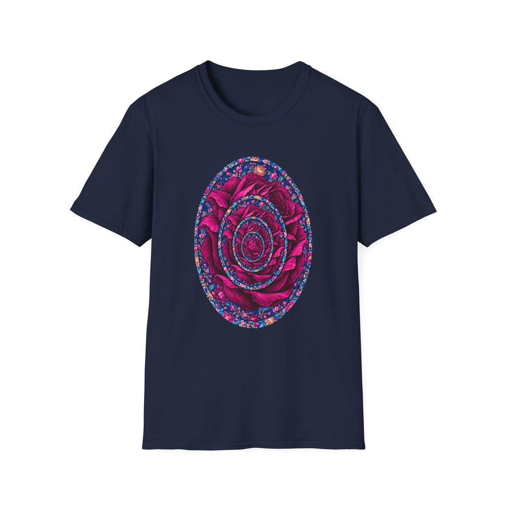 Psychedelic Rose Mandala T-Shirt
