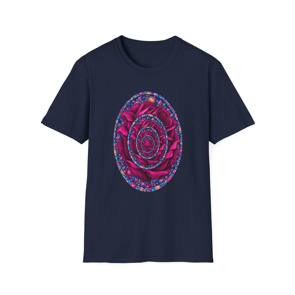 Psychedelic Rose Mandala T-Shirt