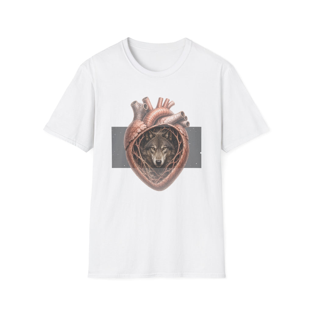 Spirit Wolf Heart T-Shirt