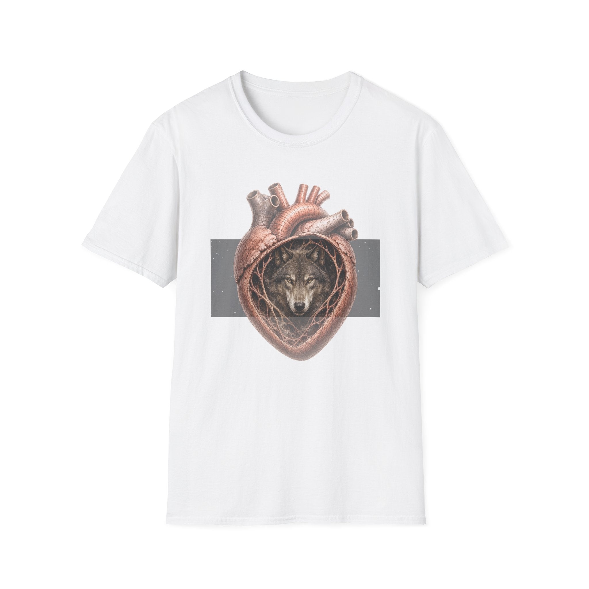 Spirit Wolf Heart T-Shirt