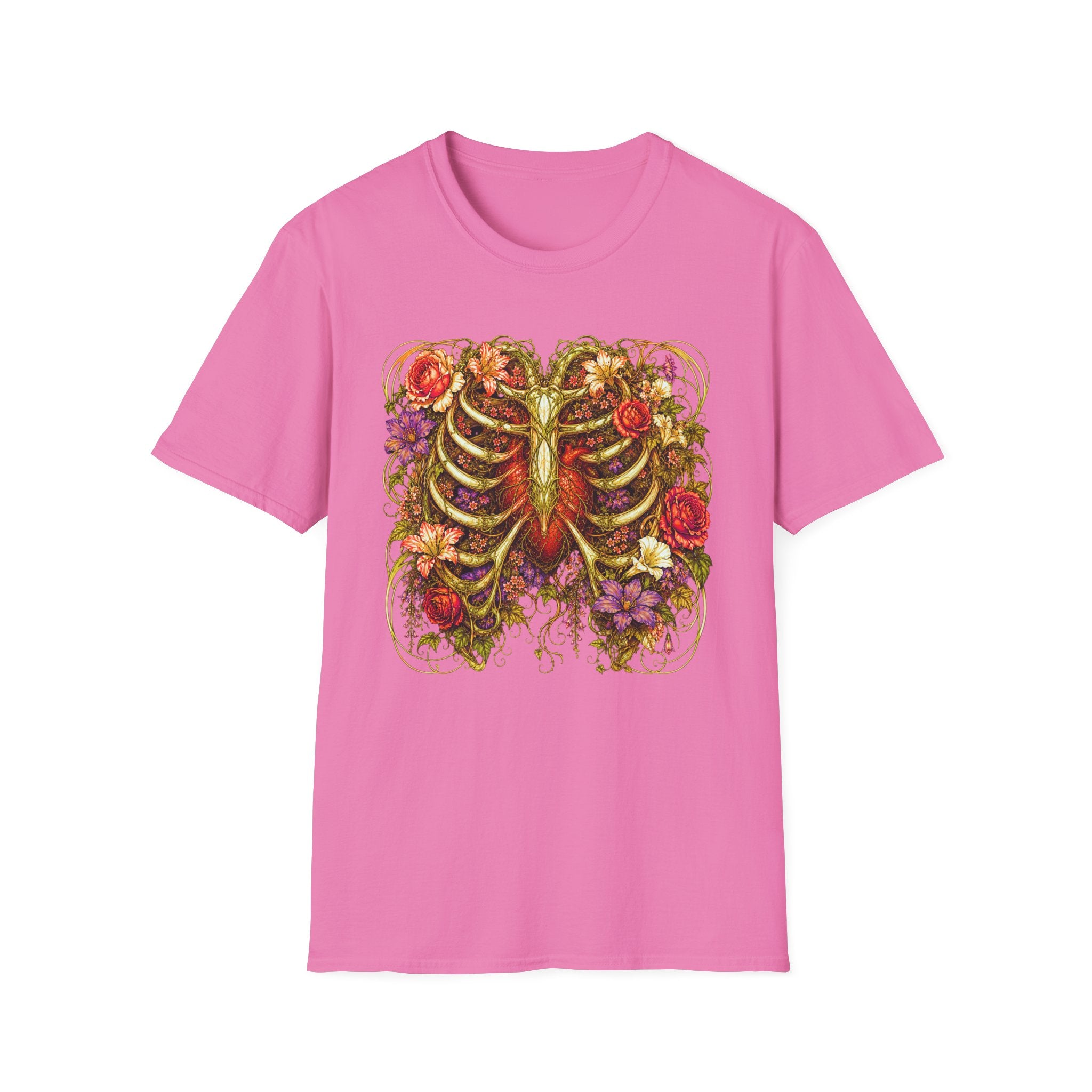 Nouveau Flower Ribcage T-Shirt