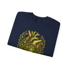 Green Woman Heart Crewneck Sweatshirt