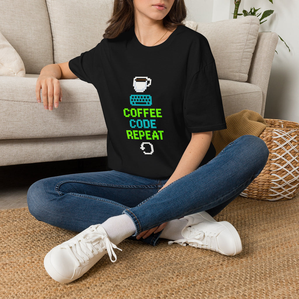 Coffee Code Repeat T-Shirt