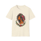 Peonies Stained Glass Graphic Tee