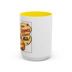 Retro 'Where Heroes & Scars Are Made' Accent Coffee Mug (11/15 oz)