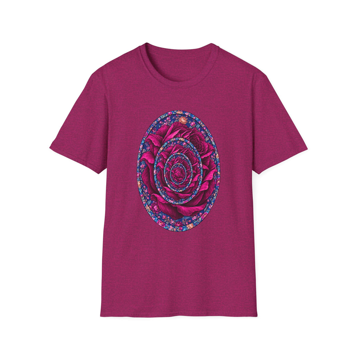 Psychedelic Rose Mandala T-Shirt
