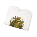 Green Woman Heart Crewneck Sweatshirt