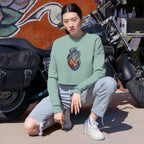 Cropped Sweatshirt —Galaxy Heart