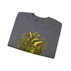 Green Woman Heart Crewneck Sweatshirt