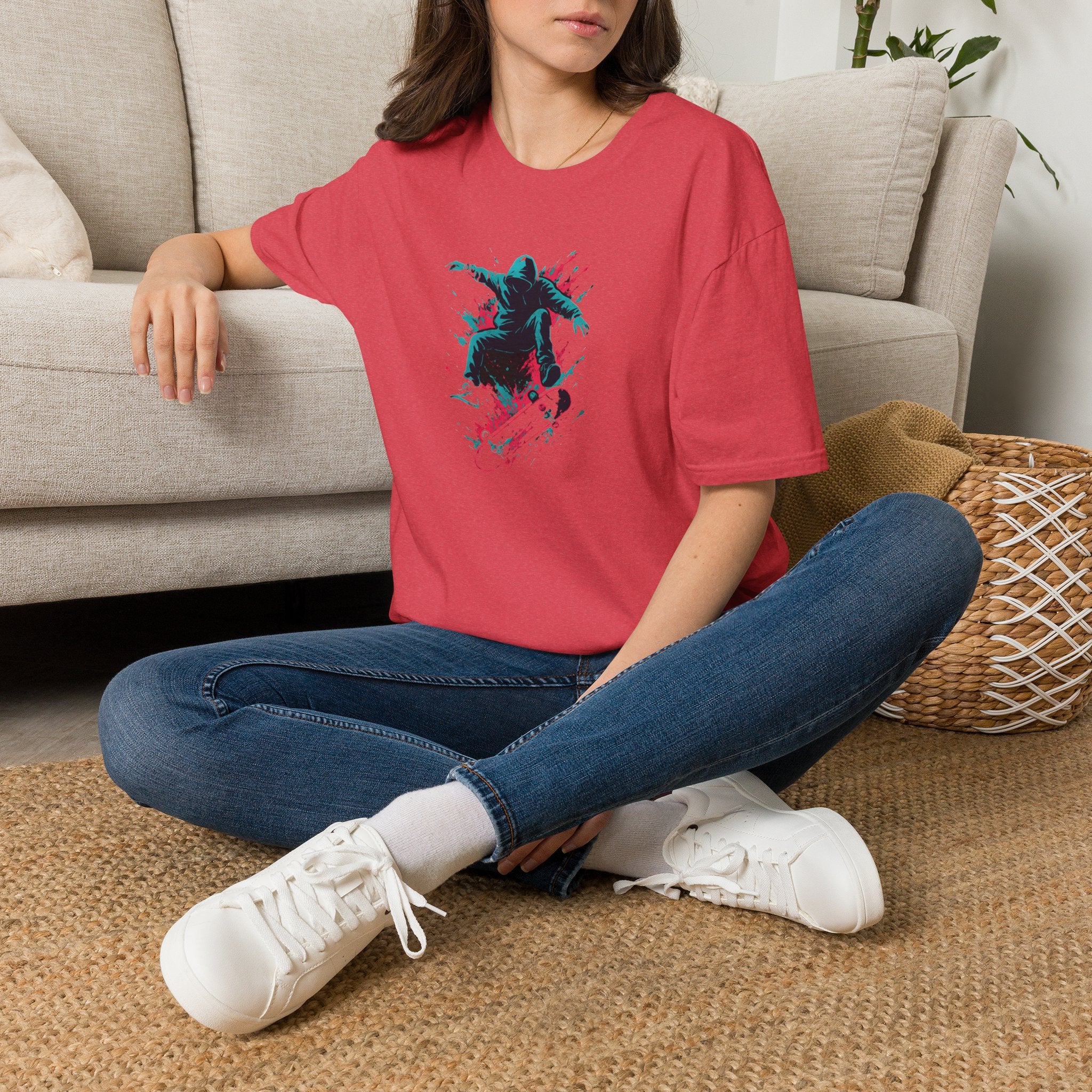 Hooded Skater Jump T-Shirt