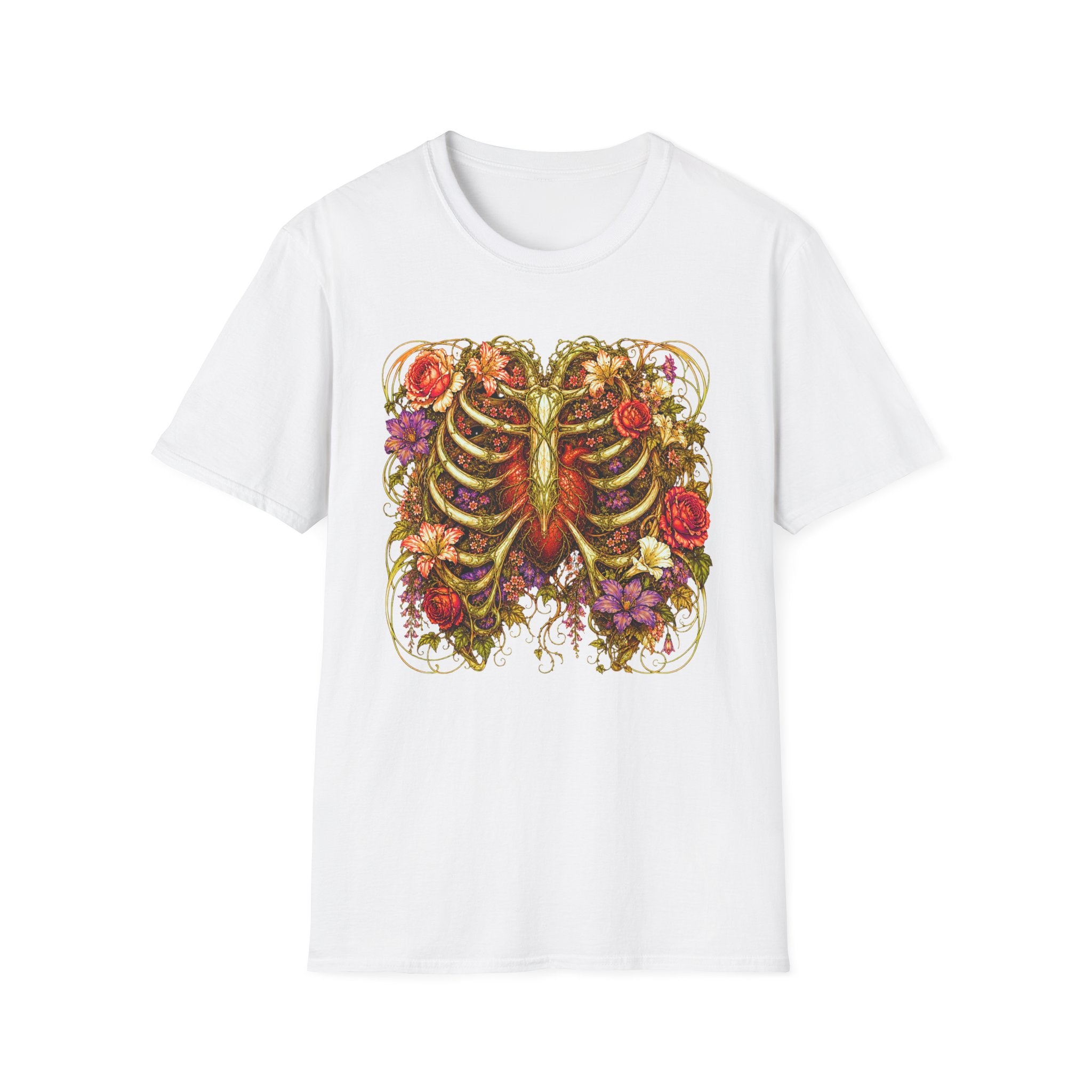 Nouveau Flower Ribcage T-Shirt