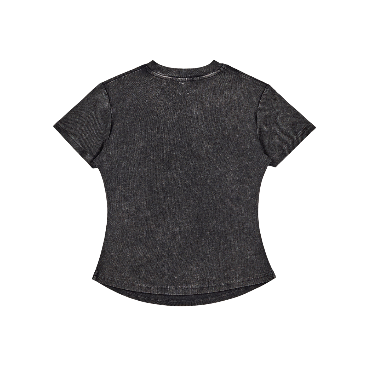 Fox Mask Vintage Washed Bodycon Cotton T-Shirt