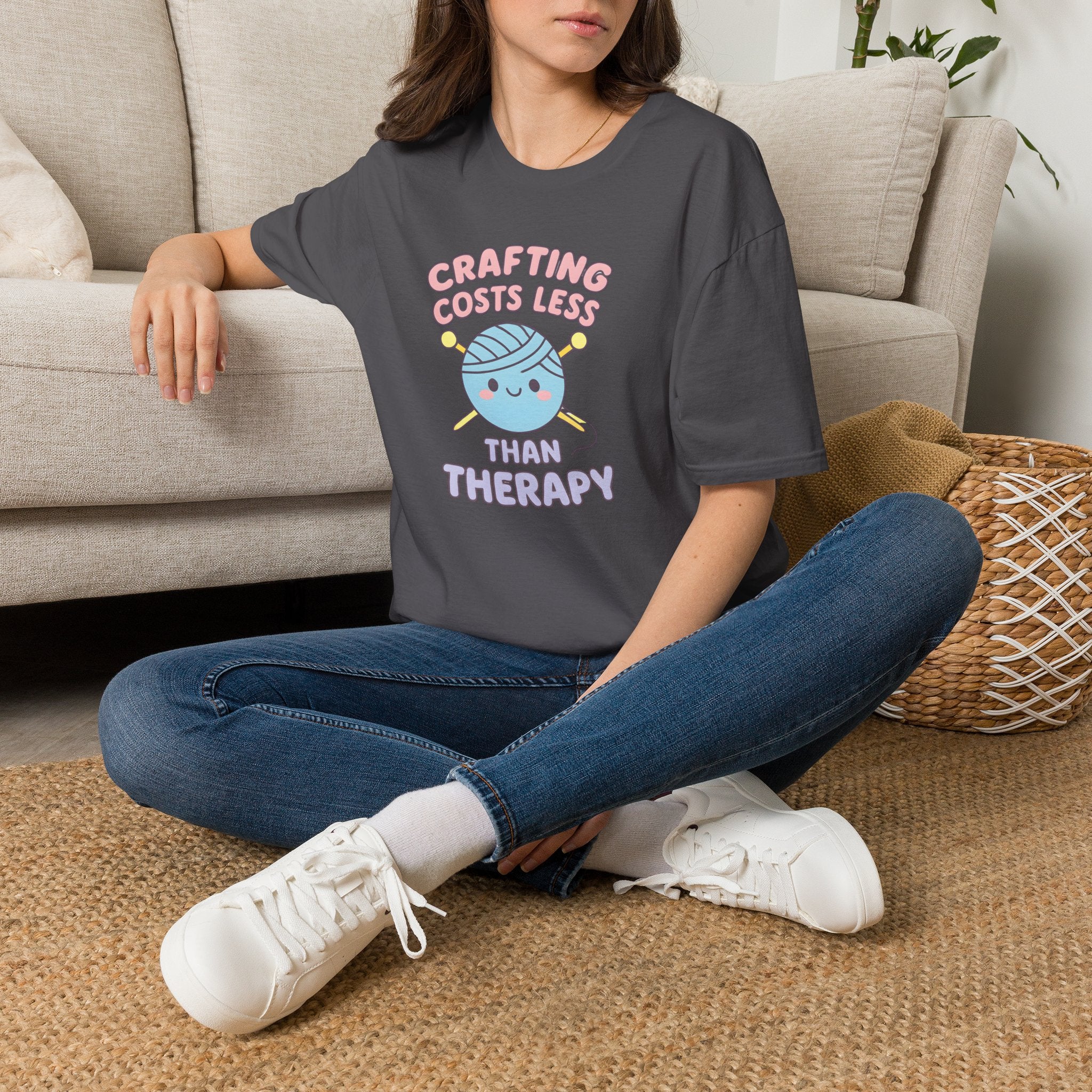 Crafting Cheaper Than Therapy T-Shirt