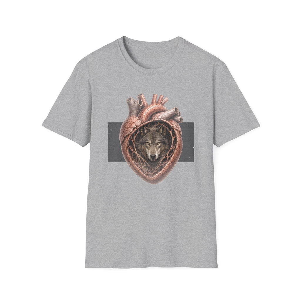 Spirit Wolf Heart T-Shirt