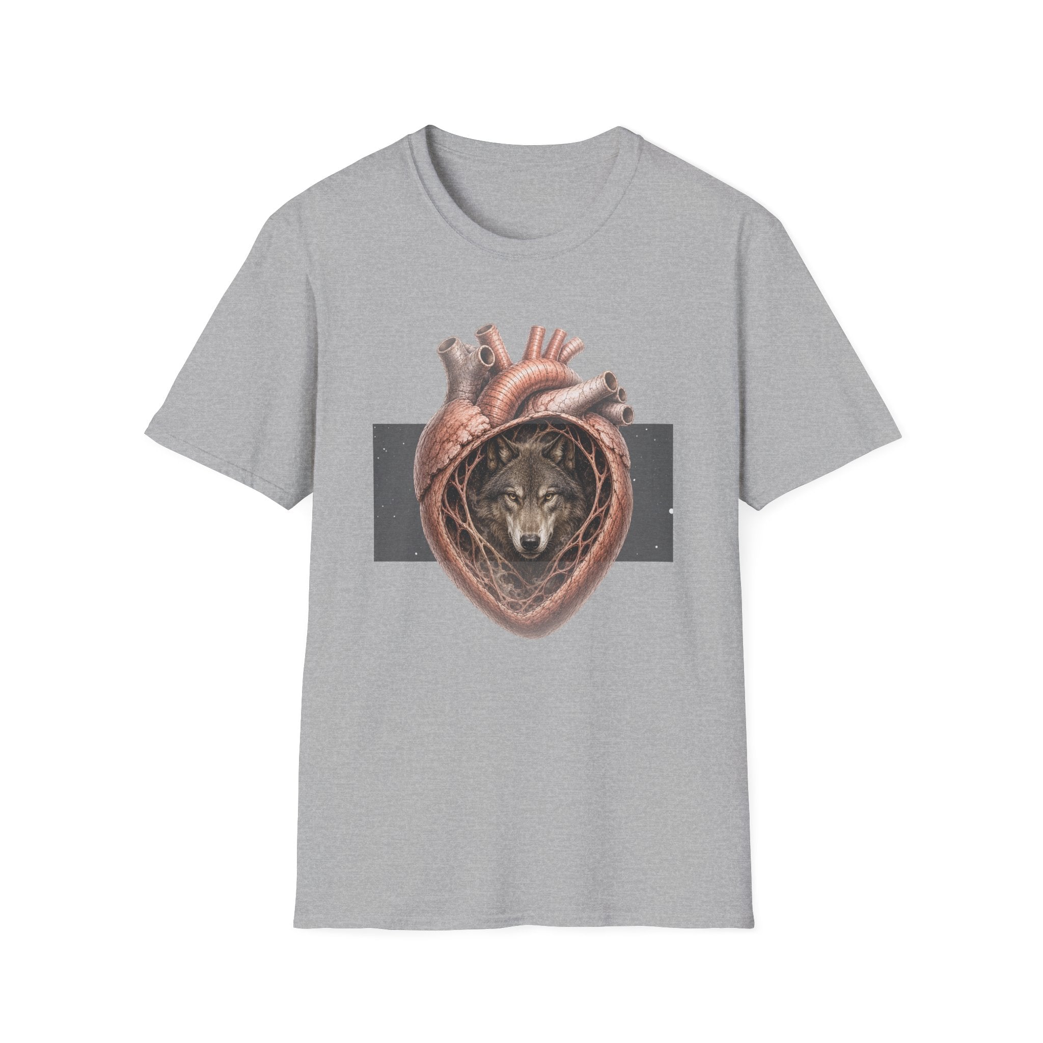 Spirit Wolf Heart T-Shirt