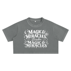 Magic & Miracles Snow Washed Crop Top