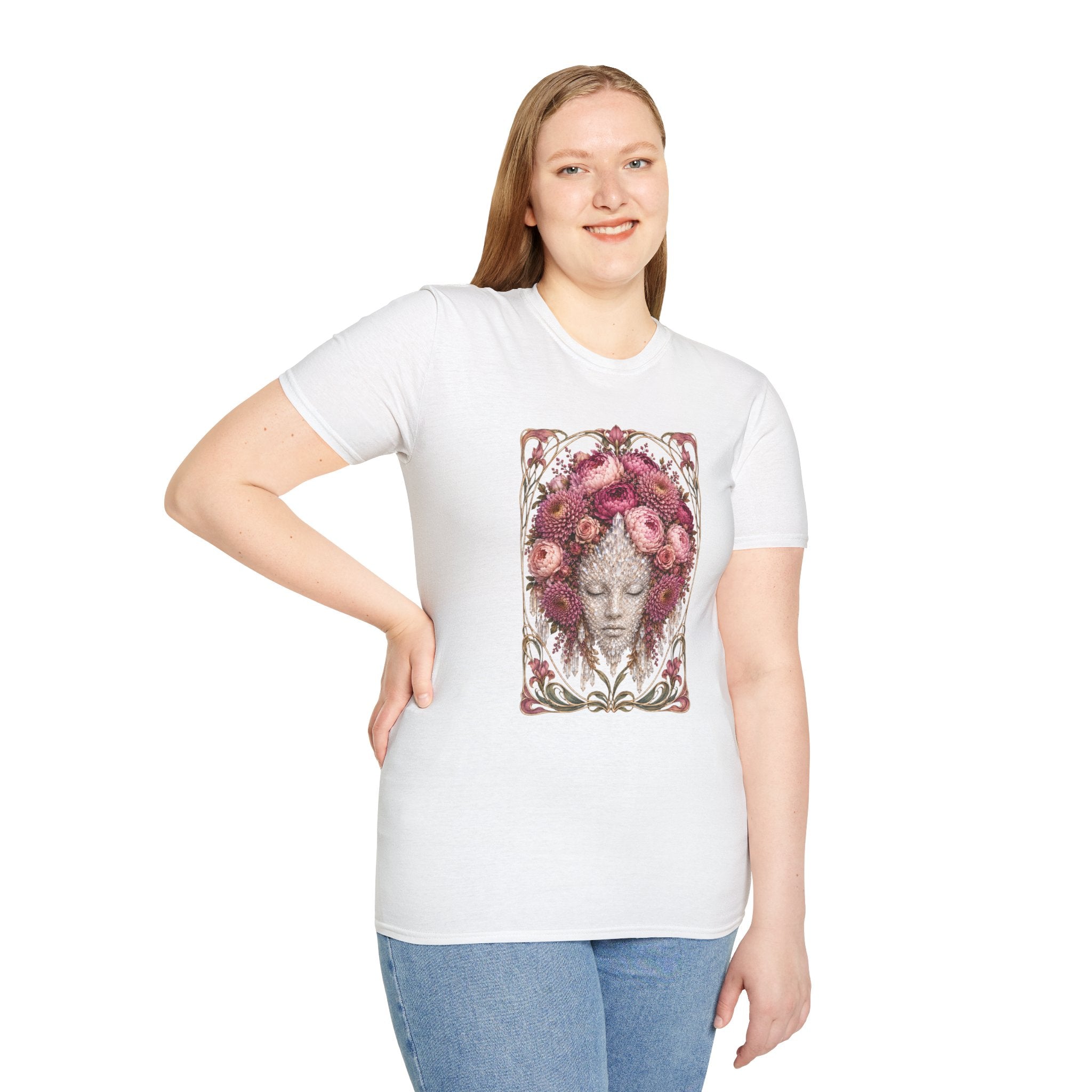 Floral Nouveau Crystal T-Shirt