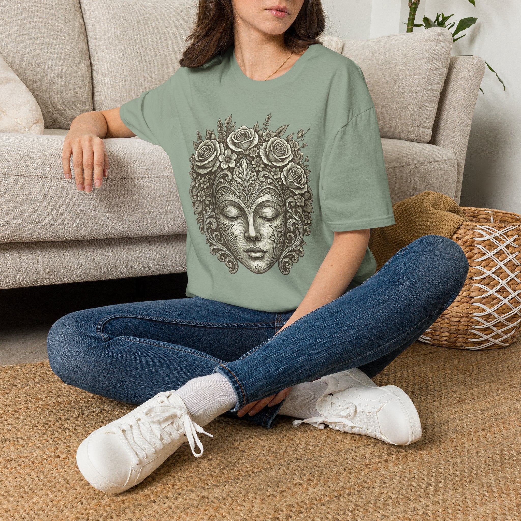 Mask Heart T-Shirt